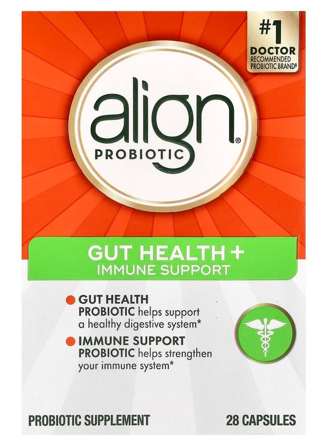 Align Probiotics صحة الأمعاء + دعم المناعة 28 كبسولة - Image 1