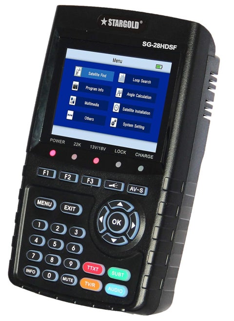 Digital Satellite Finder Meter TV Signal Finder Meter DVB-S2 HD Digital Signal Detector FTA 1080P HD