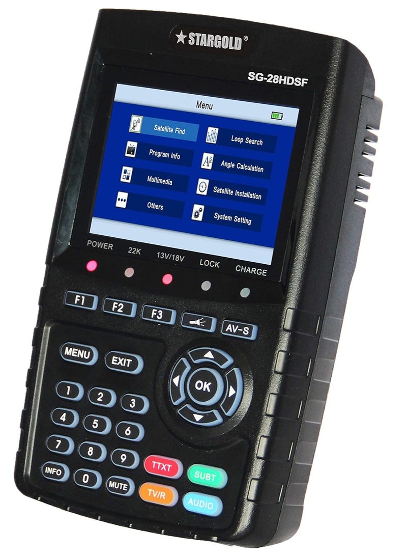 Stargold - Digital Satellite Finder Meter TV Signal Finder Meter DVB-S2 HD Digital Signal Detector FTA 1080P HD - Image 1