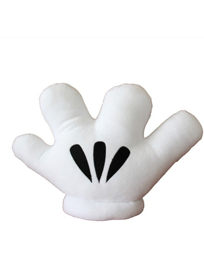 Cartoon Mickey Oversized Palm Pillow Doll Big Gloves Hand Cover Pillow Can Insert Hand Gift-Colour:White Hands-High:Mickey Gloves Small Size 40*32cm  - Image 1