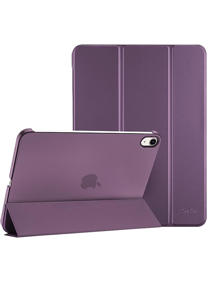Procases for iPad 10th Generation Case 2022 iPad 10.9 Inch Case, iPad 10 Case Slim Stand Hard Shell Back Protective Smart Cover for 10.9” iPad 10th Gen 2022 Release -Purple - Image 1