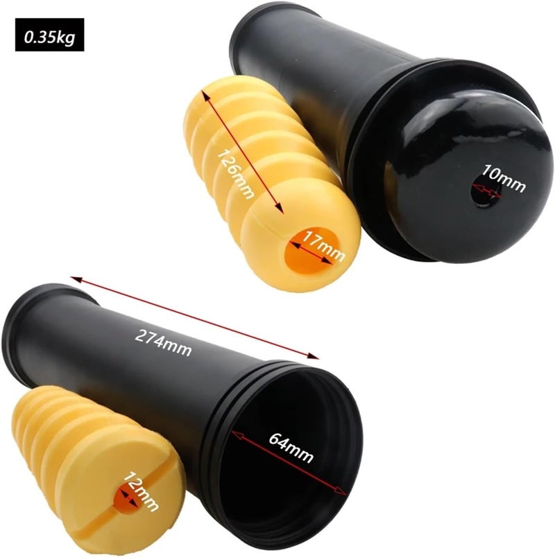 Wivplex Rear Dust Cover Air Shock Absorber Boot Set - Image 2