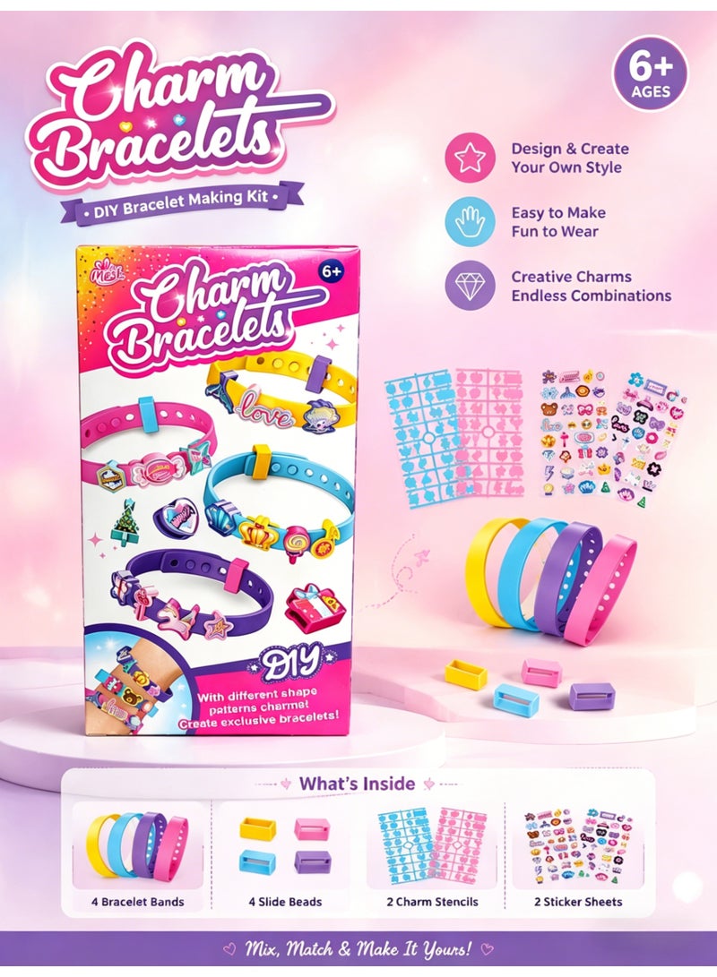 Ayshal Jewelry Making Kit - Arts and Crafts for Girls Ages 3-8, Toys - Necklace Creative DIY Kit, Fashion Crafts Set for Girls，Bracelet making kit，Art & Craft Jewelry Making Kits for Kids，Girls' toys，No Wire Required，Great toys as birthday gifts, Children's Day gifts, and Christmas gifts. - Image 5