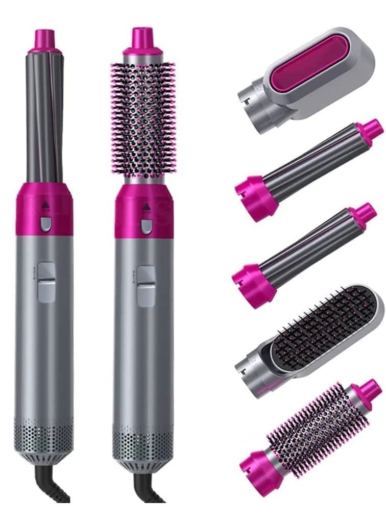 Pepisky Airwrap Styler 5 in 1 Hair Dryer Hot Air Brush Styler Negative ​Ion Hair Straightener Volumizer Hair Curler Hot Air Wrap Comb Brush(UK) - Image 1