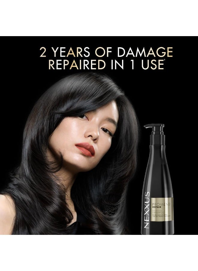 Nexxus Promend Repair Keratinizing Shampoo For Damaged Hair 250ml | 12 X Stronger | 200% Smoother | Crafted with Magnolia Parfum Fragrance Profile - Image 4