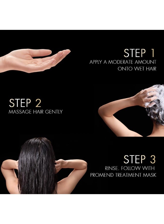 Nexxus Promend Repair Keratinizing Shampoo For Damaged Hair 250ml | 12 X Stronger | 200% Smoother | Crafted with Magnolia Parfum Fragrance Profile - Image 3