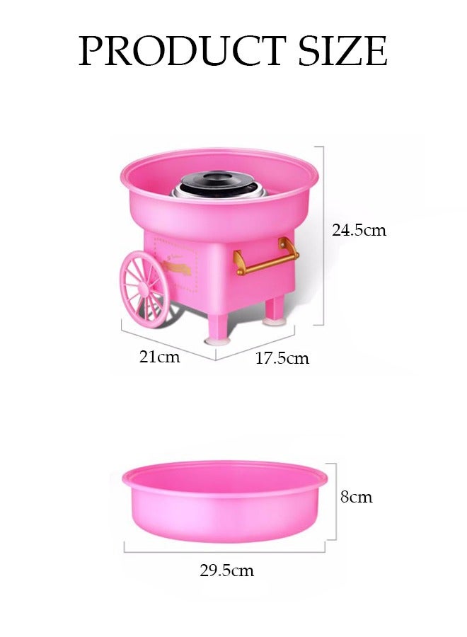 DUNISO Mini electric cotton candy machine, portable cotton candy DIY machine, household non stick children's cotton candy machine,suitable for family gatherings and celebrations，21*17.5*24.5cm - Image 2