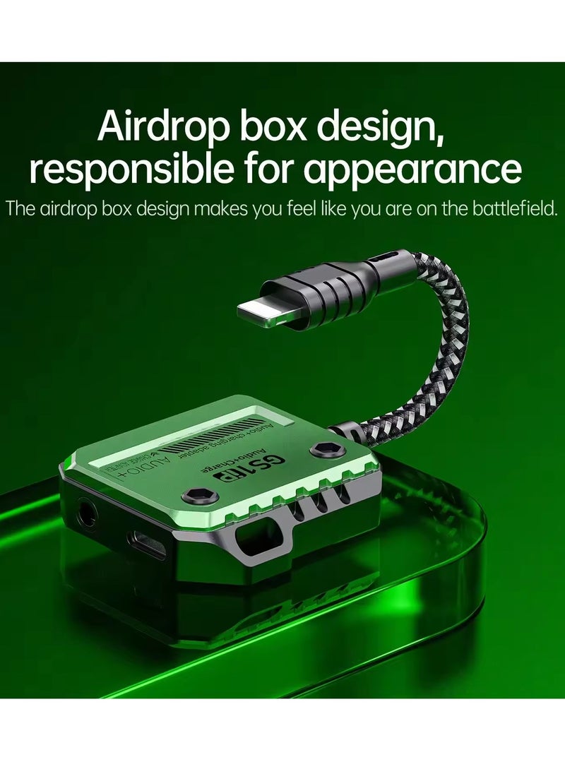 Plextone - Plextone GS1ip 2 in 1 30W Super Fast Charging and Headphone Adapter for Apple iPhone and iPad - Image 1