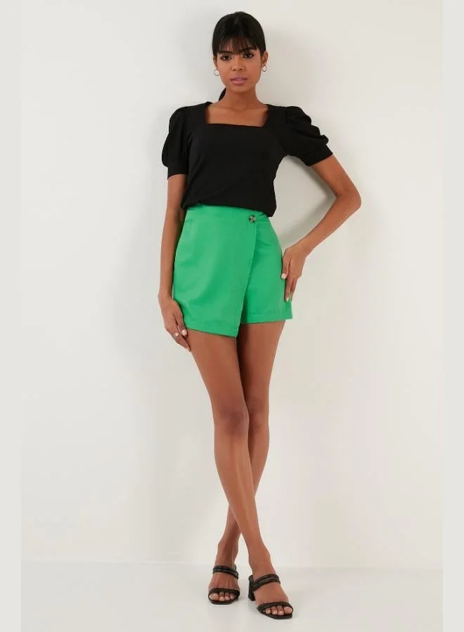 Lela  Lela Sleeve Detail Square Neck Blouse Women's Blouse 5869002 for Women | Best Price UAE