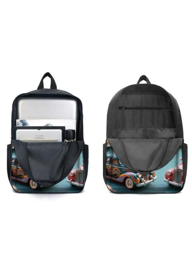 [Super new special offer] Cartoon theme bag three-piece set | double-shoulder + hand-held + storage pen bag | gift self-use good-looking - 1121  - Image 4