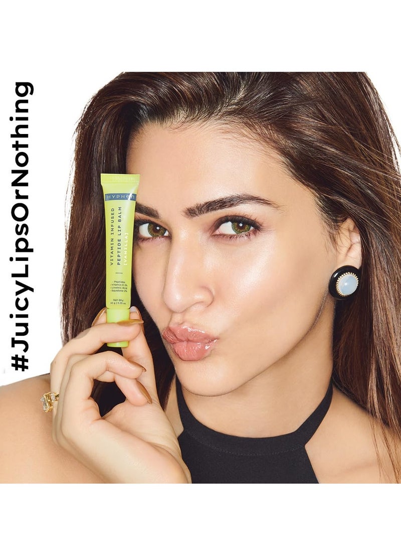 Hyphen-Vitamin Infused Peptide Lip Balm-Vanilla for Dry & Chapped Lips|Hydrating & Moisturizing Lip Balm for Unisex|for Dark Lips|Smoothen Lips & Repair Moisture Barrier|Vegan,SLS & Parabens Free|10gm - Image 5