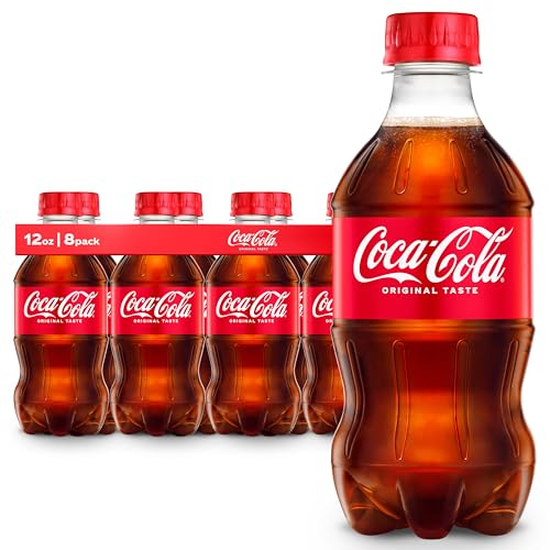 Coca-Cola CocaCola Soda Soft Drinks 12 fl oz Bottles 8 Pack  Classic Cola Soft Drink Pack