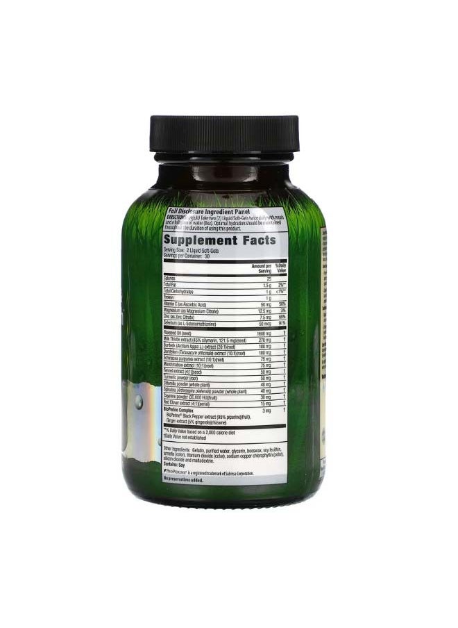 Irwin Naturals Liver Detox & Blood Refresh 60 Liquid SoftGels  - Image 2
