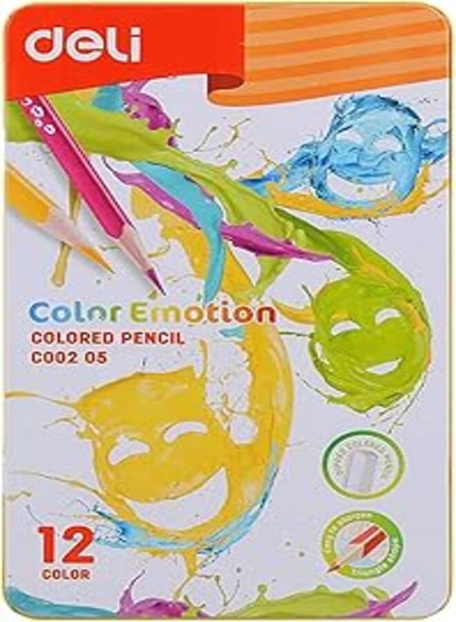 Deli c00205 colored pencils - 12 pencils