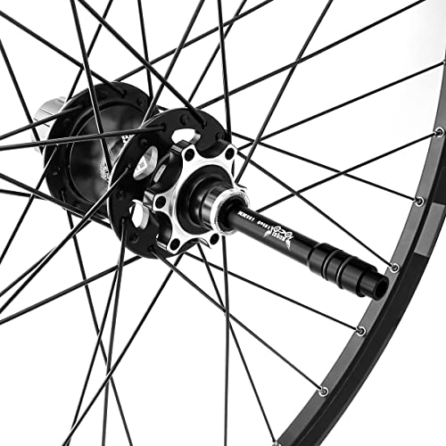 MUQZI Bicycle QR Adapter 12 to 9mm Front Wheel Hub Adapter 148mm Thru Axle Hub Quick Release for Mountain Road Bike, Black - Image 4