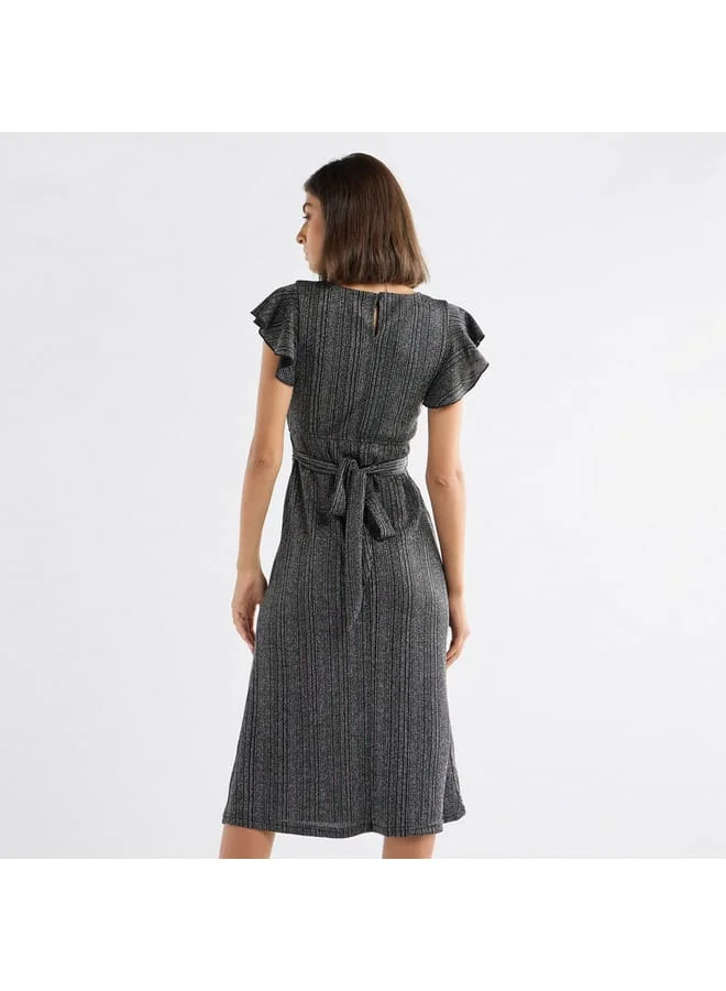 Splash FAV Flutter Sleeve Dress