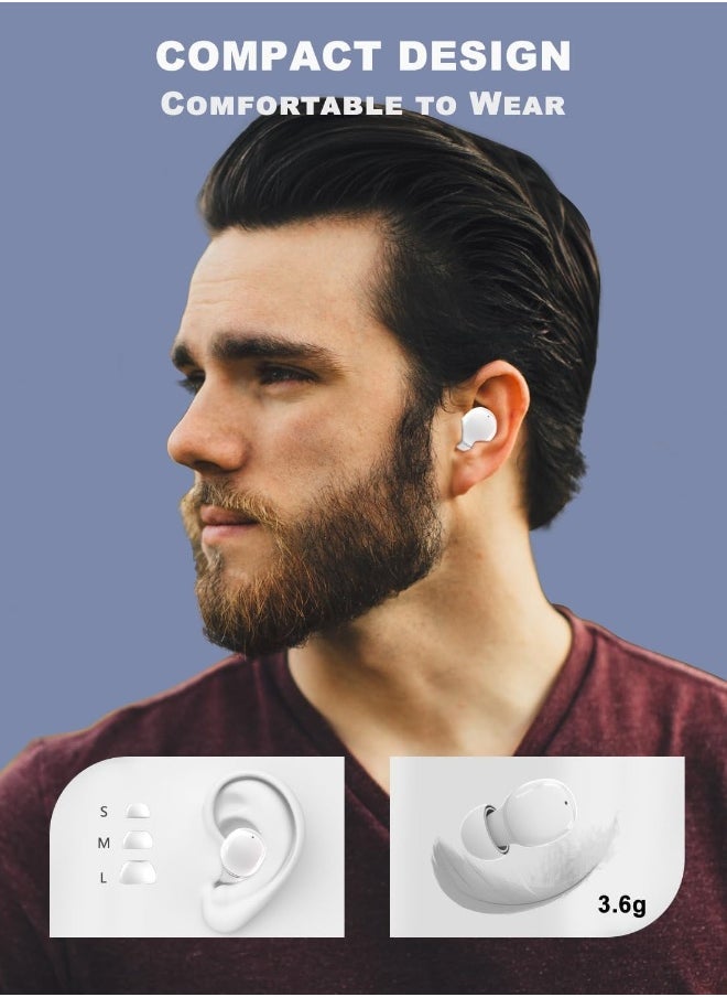 Generic Mini Bluetooth Earbuds, Noise Canceling for Clear Calls 25 hours Play Time  Wireless Earphones Compatible with iPhone/Galaxy/Huawei/Xiaomi/Nokia/OPPO  - Image 2