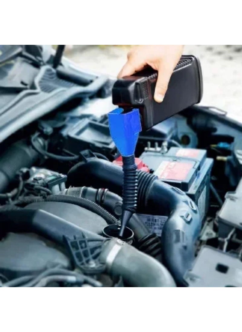 Buffer ® Collapsible Plastic Engine Oil Funnel for Cars and Motorcycles  - Image 2