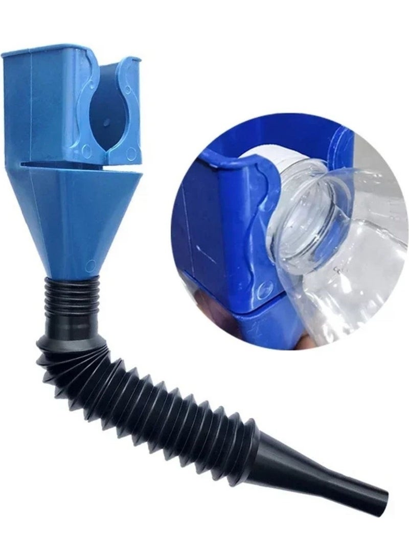 Buffer ® Collapsible Plastic Engine Oil Funnel for Cars and Motorcycles  - Image 1