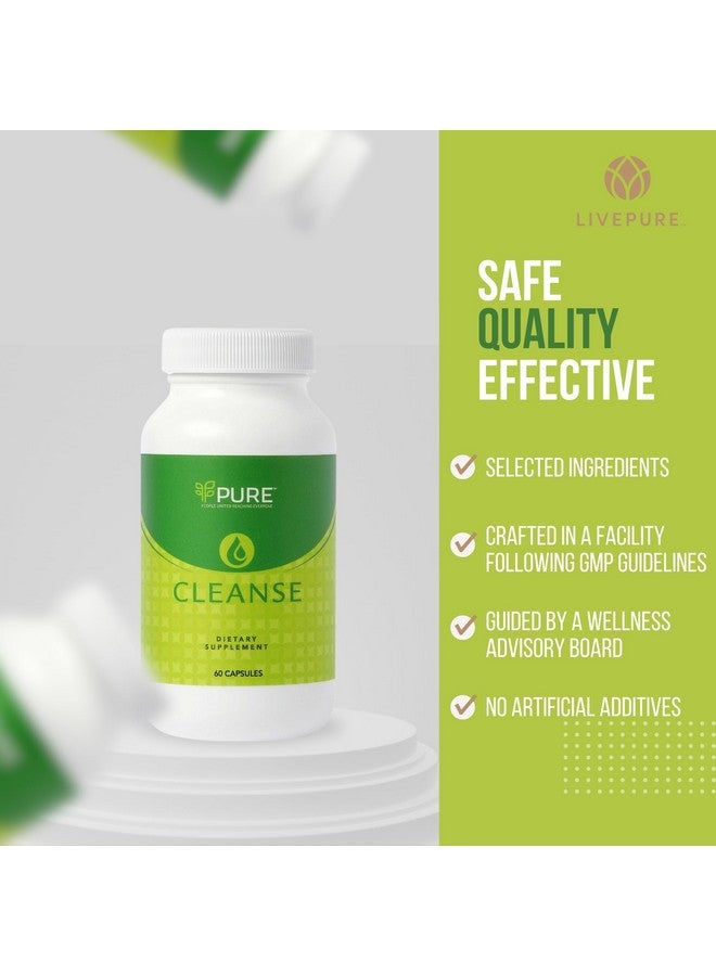 PURE تنظيف نقي | تركيبة نباتية لتحسين الهضم وتعزيز صحة الأمعاء - غير معدلة وراثيًا - 60 كبسولة - Image 5