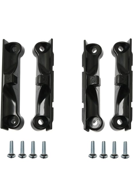4 PCS Black CPU Fan, AM4 Backplane Back Durable CPU Heatsink Bracket, CPU Fan Support Bracket for AM4