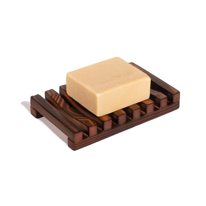 Viori Hamish & Co. Wooden Bar Holder â€“ Natural Bamboo Tray for Shampoo, Conditioner, and Body Wash Bars â€“ Promotes Drying and Longevity - Image 3