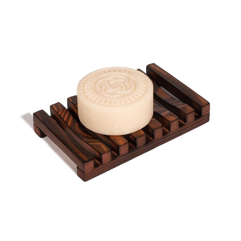 Viori Hamish & Co. Wooden Bar Holder â€“ Natural Bamboo Tray for Shampoo, Conditioner, and Body Wash Bars â€“ Promotes Drying and Longevity - Image 2