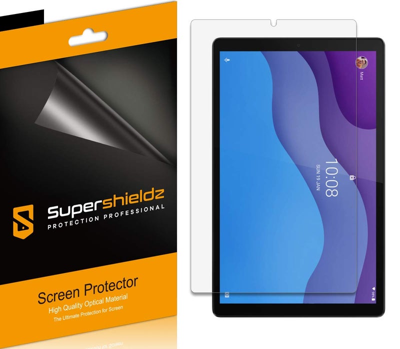 Supershieldz (3 Pack) Designed for Lenovo Tab M10 HD (2nd Gen) 10.1 inch (Model TB-X306F/TB-X306X) and Barnes & Noble Nook 10" HD Tablet Screen Protector, High Definition Clear Shield (PET) - Image 1