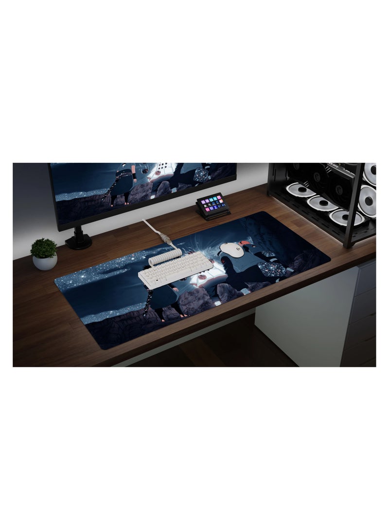 YASA GAME Extended Large Gaming Mouse Pad 100 X 50 cm XXL Full Desk Art style & Mousepad Non-Slip Rubber Base Big Keyboard Mat with Stitched Edges water resist for Gaming from Yasa ( Naruto ) - Image 5