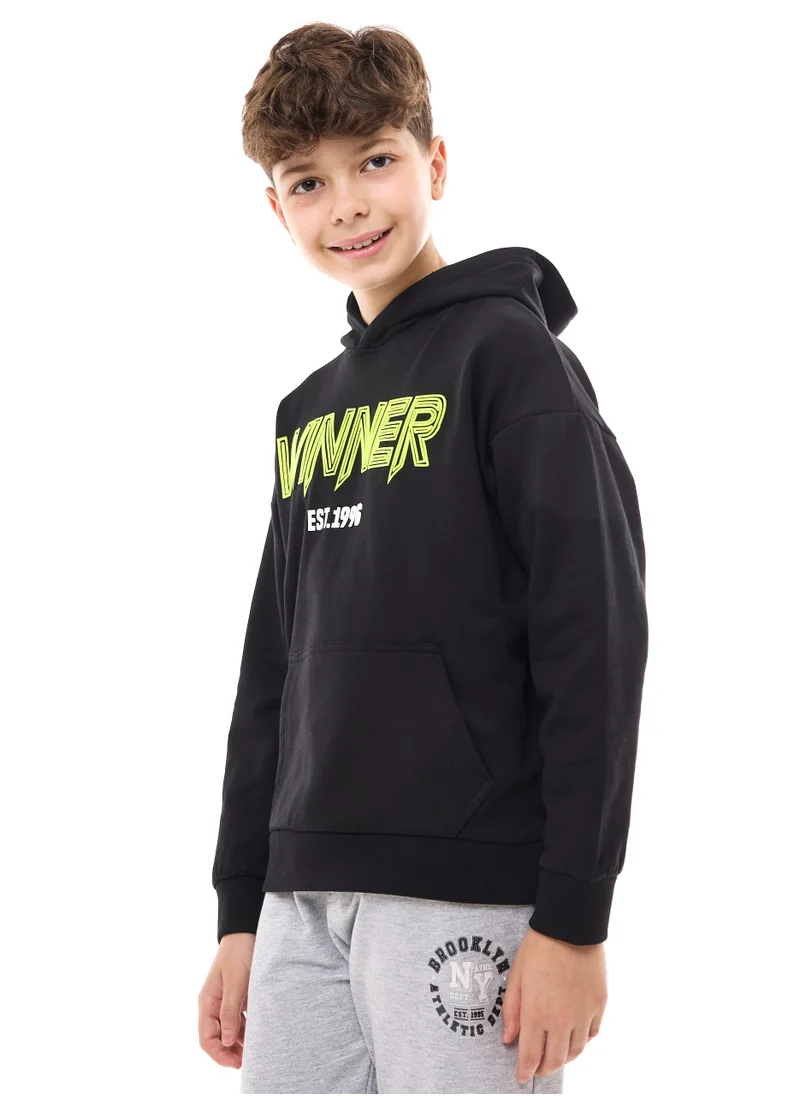 victor and jane Boys' Graphic Hoodie