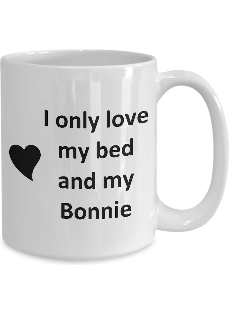 Bexdore Bonnie Lover Mug - Cat Dog Bird Pet Name - Love My Bonnie Name - English Mug  - Image 1