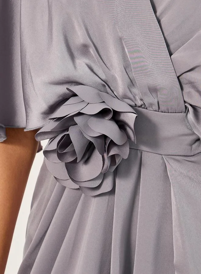 Styli Floral Sash Maxi Dress