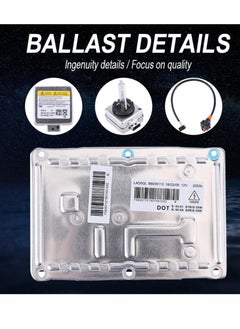 General HID Headlight Ballast W/Igniter & D1S Bulb for Cadillac CTS SRX,for Volvo Volvo S60 S80 V70 XC70 XC90,for Audi A4 Quattro S4 89035113 Xenon Ballast Control Module  - Image 2