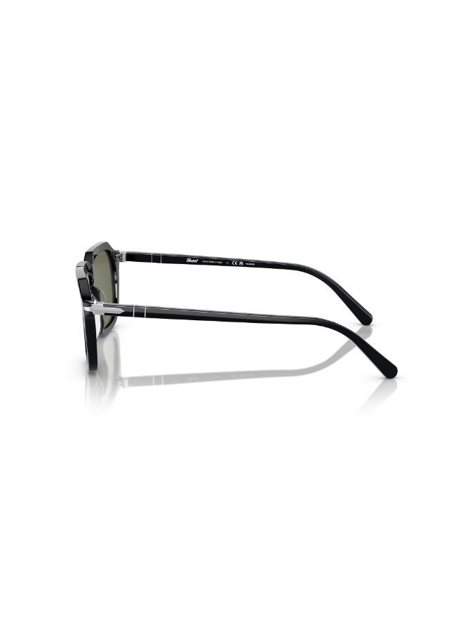 بيرسول نظارات شمسية مربعة بإطار كامل PO3292S 52 96/56 - Image 4