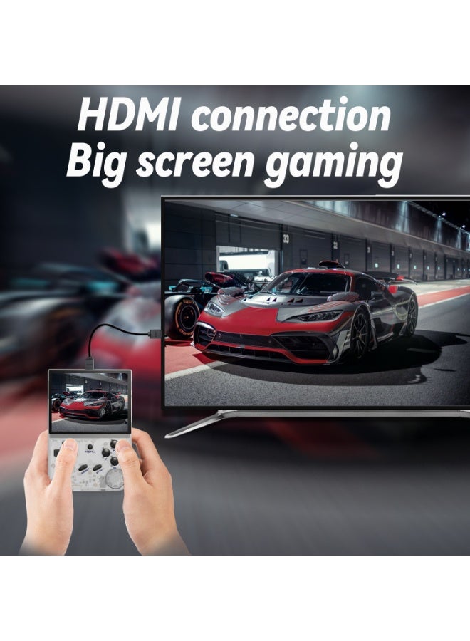 Mini Retro Handheld Game Console with Linux OS 154 Inch IPS Screen 64GB TF Card Preloaded with 5405 Classic Games 1050mAh Battery HiFi Speaker Aluminum Alloy Portable Player Purple - Image 4