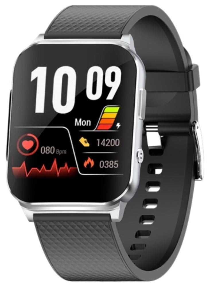 AROAQ EP03 1.83 inch Color Screen Smart Watch,Support Heart Rate Monitoring / Blood Pressure Monitoring(Silver) - Image 1