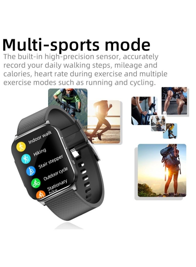 AROAQ EP03 1.83 inch Color Screen Smart Watch,Support Heart Rate Monitoring / Blood Pressure Monitoring(Silver) - Image 5