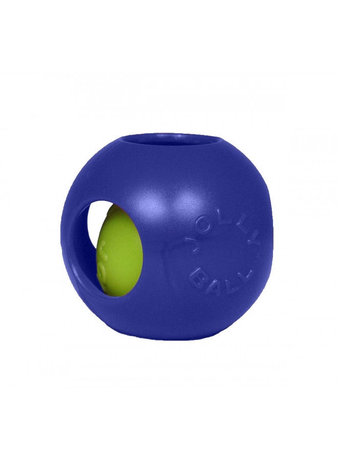 Jolly Pets Teaser Ball Dog Toy, Small/4.5 Inches, Blue