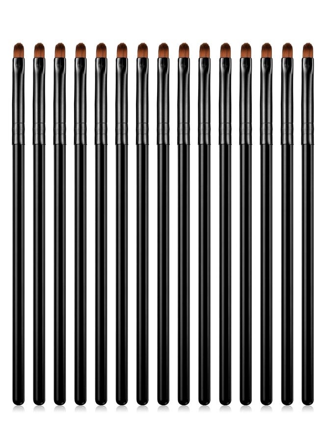 Eldraqth 15PCS Small Flat Concealer Brush, Precision Travel Lip Brushes - Image 1