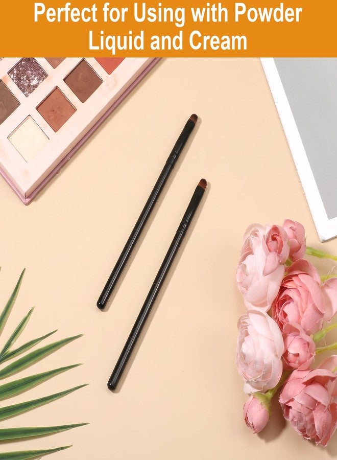 Eldraqth 15PCS Small Flat Concealer Brush, Precision Travel Lip Brushes - Image 2