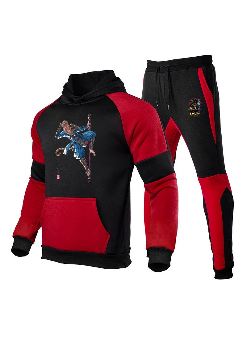 MQD Black Myth Wukong Hooded Sweatshirt Sports Suit