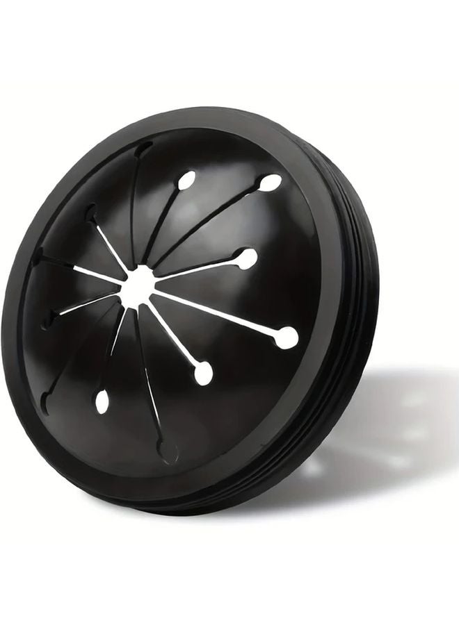 Garbage Disposal Lid 3 3 8 Inch Splash Guard Dishwasher Safe Black White - Image 1