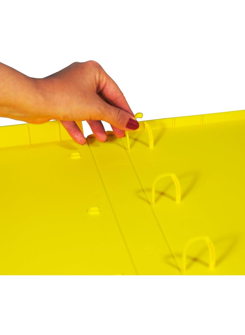 UniKeep UniKeep SDS Binder  15 Capacity 3 Poly Rings Fully Enclosed  - Image 5