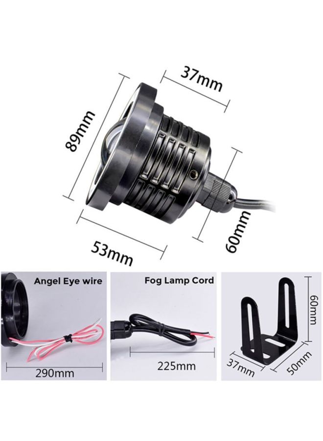 MUNTAQI 2 Piece LED DRL Fog Lights Lamp - Image 2
