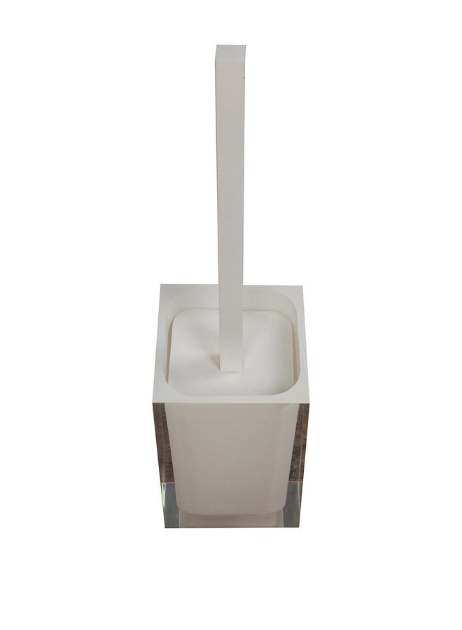 Gedy Rainbow Modern Toilet Brush Holder, White - Image 1
