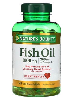 NATURE Fish Oil 1000 mg 145 Rapid Release Softgels 