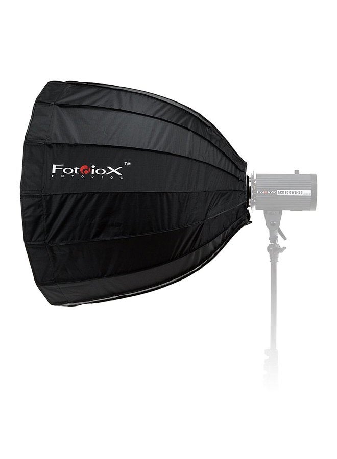 Fotodiox صندوق ضوء عميق EZ-Pro بارابوليك 28 بوصة (70 سم) - صندوق ضوء قابل للطي بسرعة مع حلقة سرعة Elinchrom للتوافق مع Elinchrom - Image 1