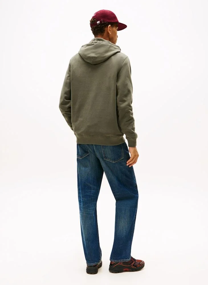TOMMY JEANS Logo Drawstring Terry Hoody