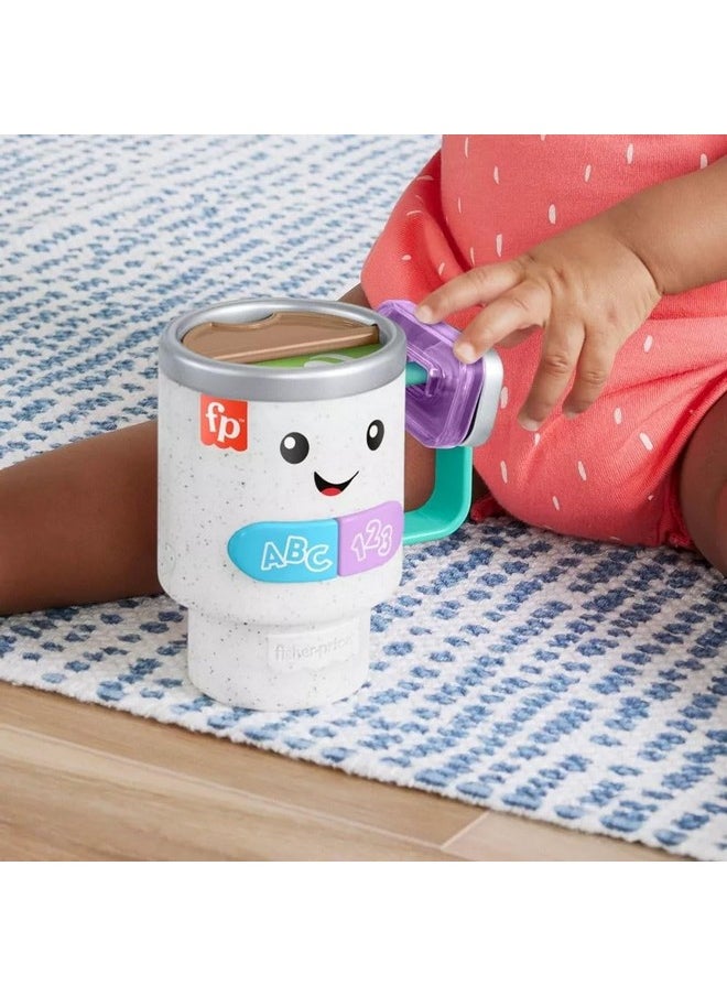 Fisher-Price - Baby & Toddler Toy Laugh & Learn Wake Up & Learn Coffee Mug With Lights Music & Learning For Infants Ages 6+ Months - Image 1
