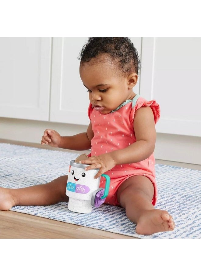 Fisher-Price - Baby & Toddler Toy Laugh & Learn Wake Up & Learn Coffee Mug With Lights Music & Learning For Infants Ages 6+ Months - Image 1